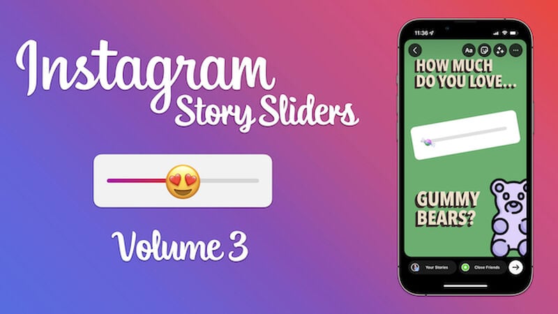 Instagram Story Sliders: Volume 3